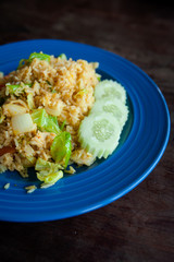Thai fried rice with vegetables