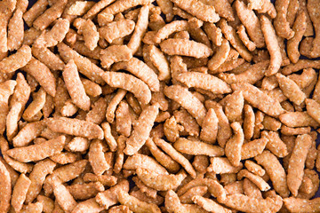 Background texture of sesame seed sticks