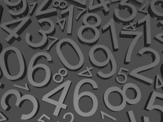 Background of numbers.