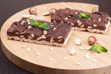 chocolate brownies with nuts