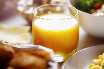 Glass with Fresh Orange Juice