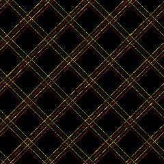 Naklejka premium Scratchy tartan background for decoration or backdrop. Abstract