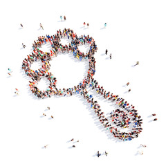 people in the form of children's rattles.