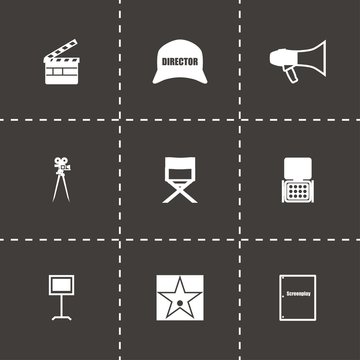 Vector Filming icon set