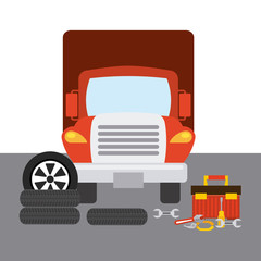 truck change tires
