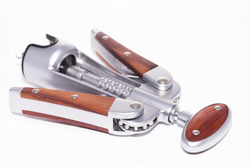 Sacacorchos de madera.