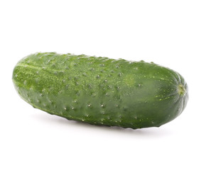 Cucumber vegetable  isolated on white background cutout