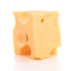cheese isolated on white background cutout