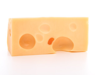cheese isolated on white background cutout