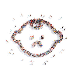 people in the form of a child.