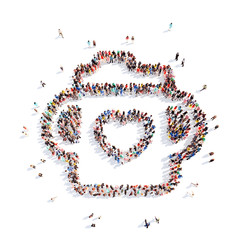 people in the form of a baby bottle.