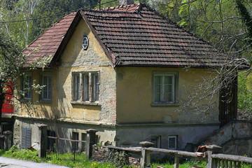 Verlassene Wohnhaus