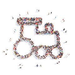 people in the form of a children's toy.