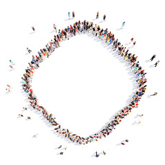 people in the form of a vintage frame.