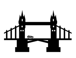 Voiture sur le Pont de Londres