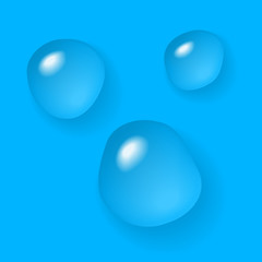 vector water drops