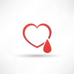 Donated blood icon