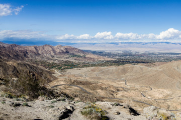 Desert road in California