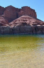 Fototapeta na wymiar Clear water of Colorado River, Grand Canyon, Arizona