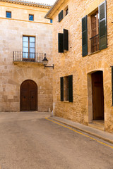 Fototapeta na wymiar Alcudia Old Town in Majorca Mallorca Balearic
