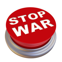 Stop war. Red button labeled