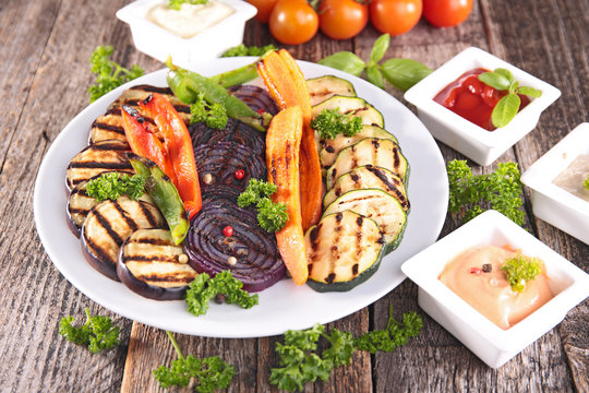 barbecue vegetables