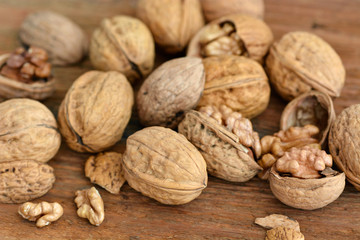 Walnüsse / Baumnüsse - Makro