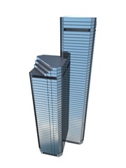 twin skyscraper