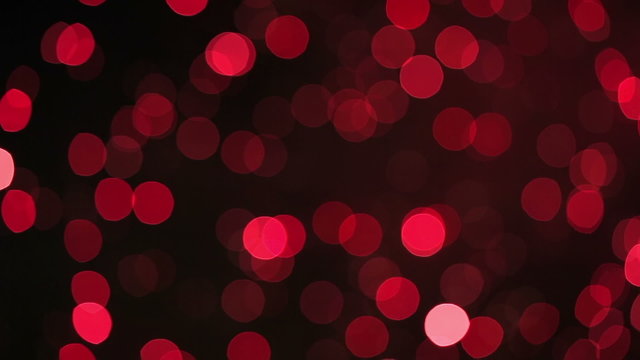 Red abstract motion backgrounds - defocused fireworks,loop