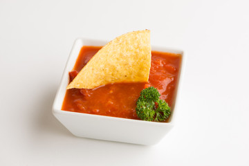 Nachos und Tortilla-Chips
