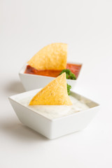 Nachos und Tortilla-Chips
