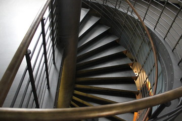 Spiral staircase top view 7204