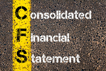 Business Acronym CFS – Consolidated Financial Statement