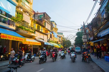 Fototapeten Asia. The Capital Of Vietnam. Street in Hanoi. © Anna ART