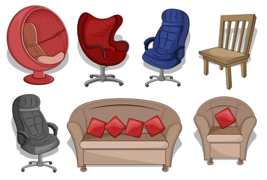 Modern Chairs and Sofas