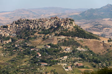 Fototapeta na wymiar Calascibetta, Sicily