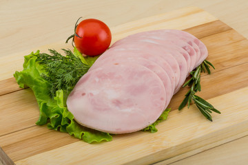 Sliced ham