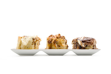 Cinnamon rolls with luxury topping