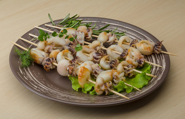 Grilled cuttlefish