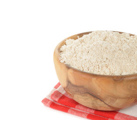 Fototapeta na wymiar Whole wheat flour
