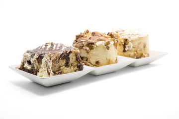 Cinnamon rolls with luxury topping