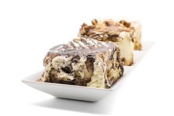 Cinnamon rolls with luxury topping