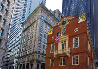 Fototapeta premium Boston Old State House in Massachusetts