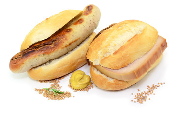 Senfkörner Leberkäse