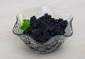 Fototapeta na wymiar Black caviar