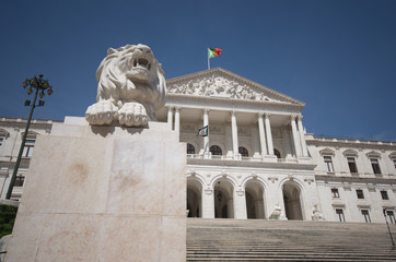 Fototapeta na wymiar Palácio da Asembleia da República, Lisbon, Portugal