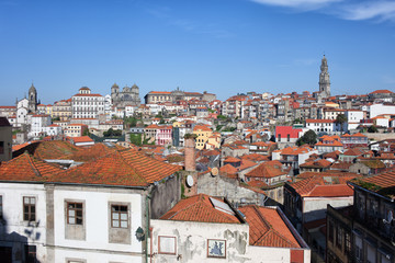 Fototapeta na wymiar Cityscape of Porto in Portugal
