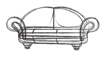 Abstract Sofa Drawing