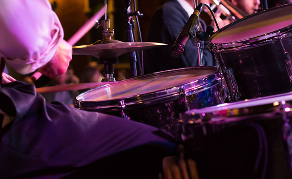 Musician at a concert