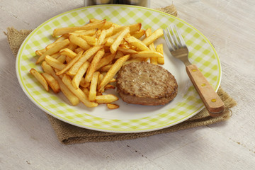 steak haché et frites 18042015